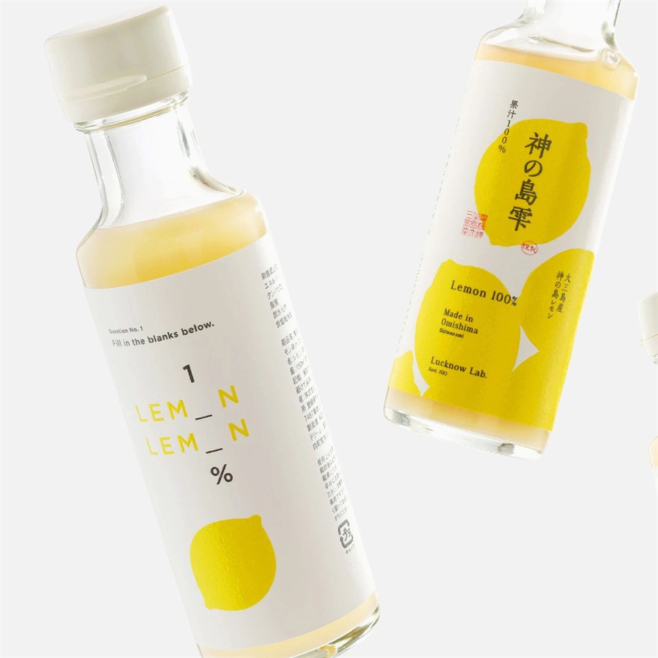 Two-faced 100% Lemon Juice 果汁飲料包裝設(shè)計